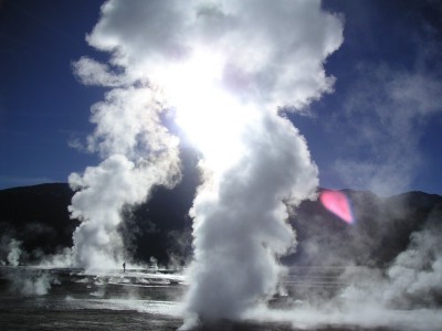 Geysers à 6h du mat