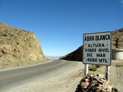 Abra Blanca 4080 mètres