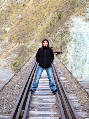 Joëlle sur les rails