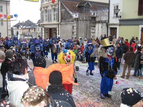 Le cortège à Delemont