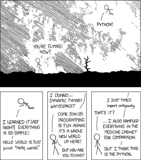 XKCD 353: Python